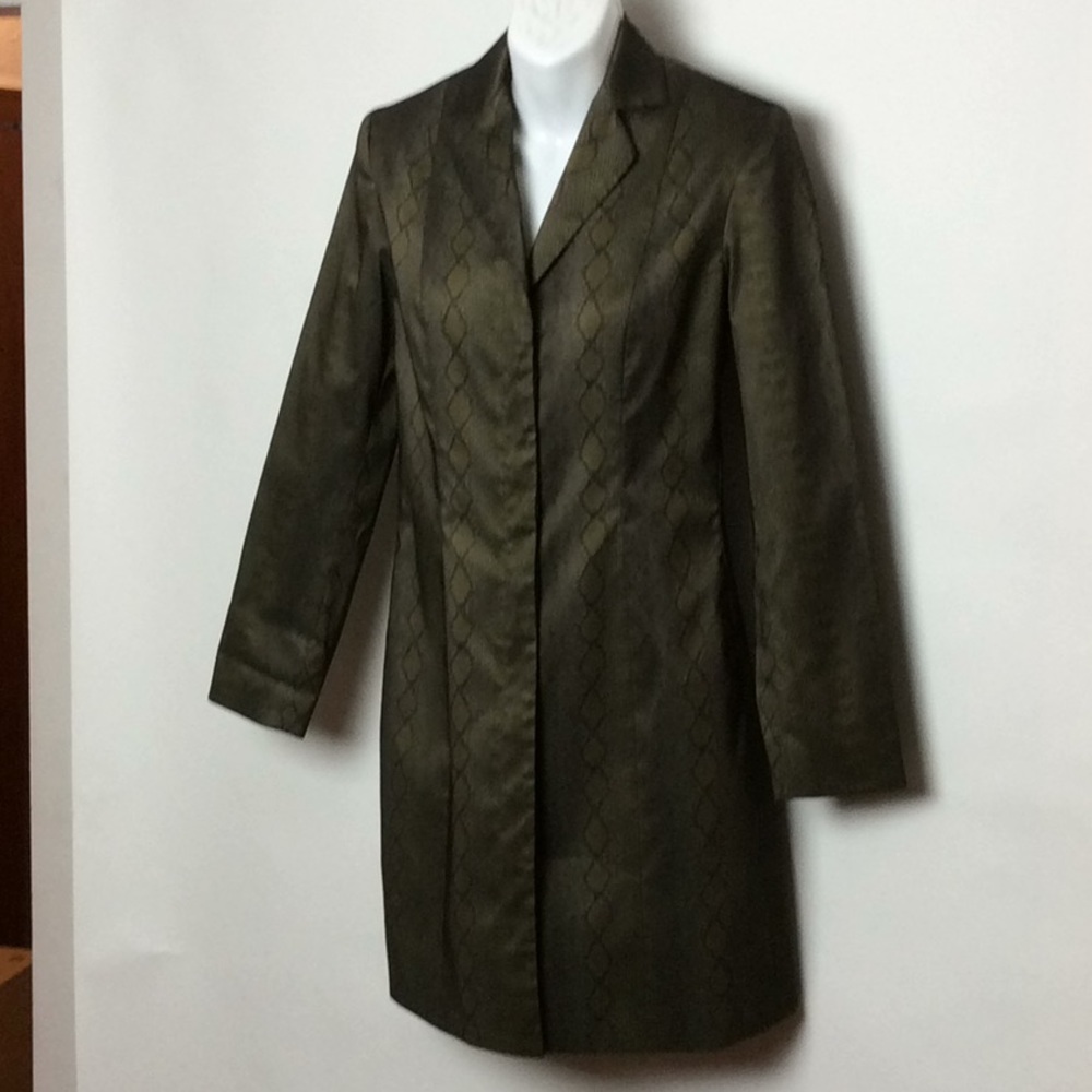 Cache Snakeskin Long Jacket Size 4 - image 2